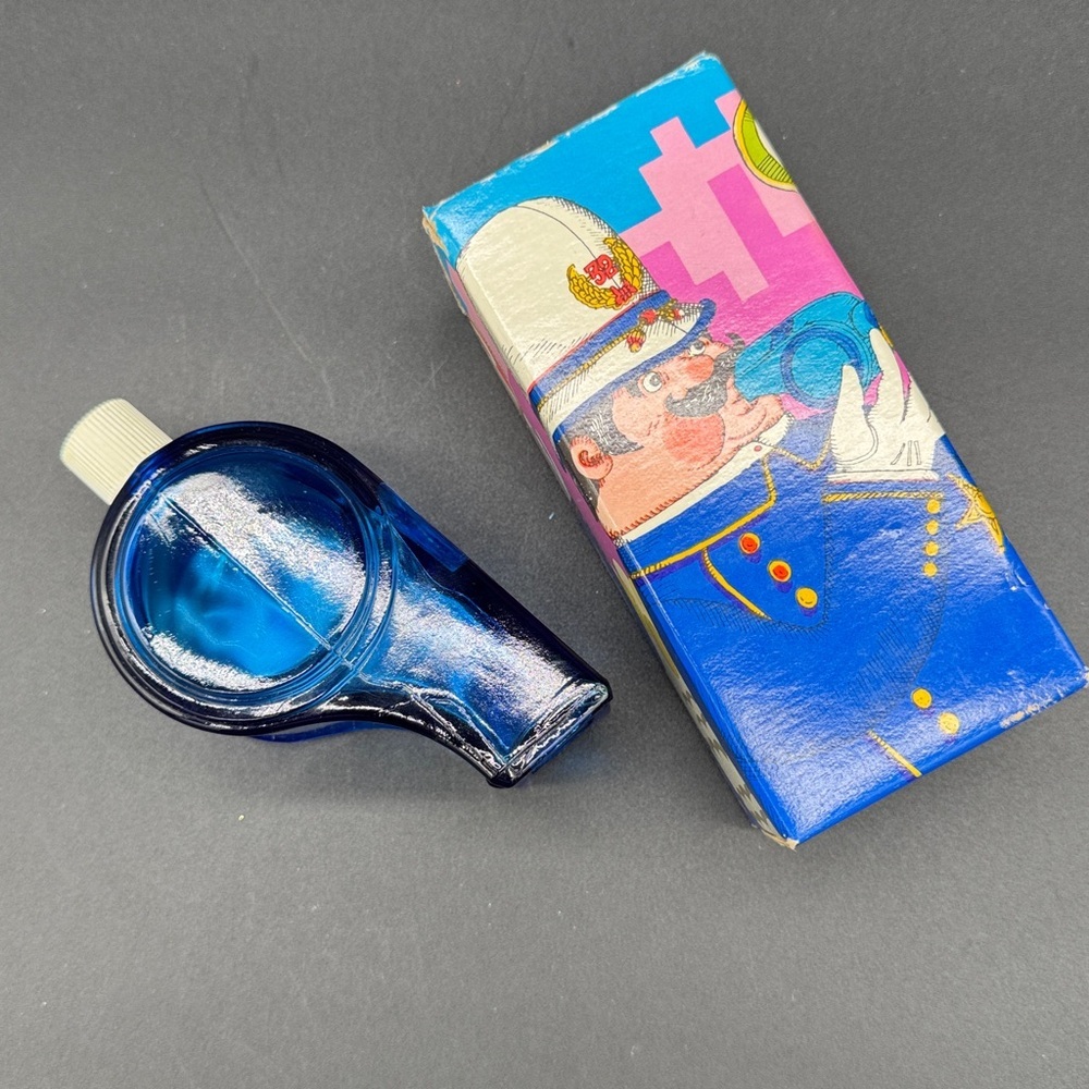 Vintage AVON The Big Whistle Electric After Shave 4 fl. oz. with Box Empty